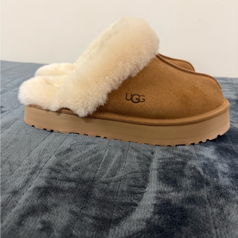 UGG Tan and Cream Women's Slippers